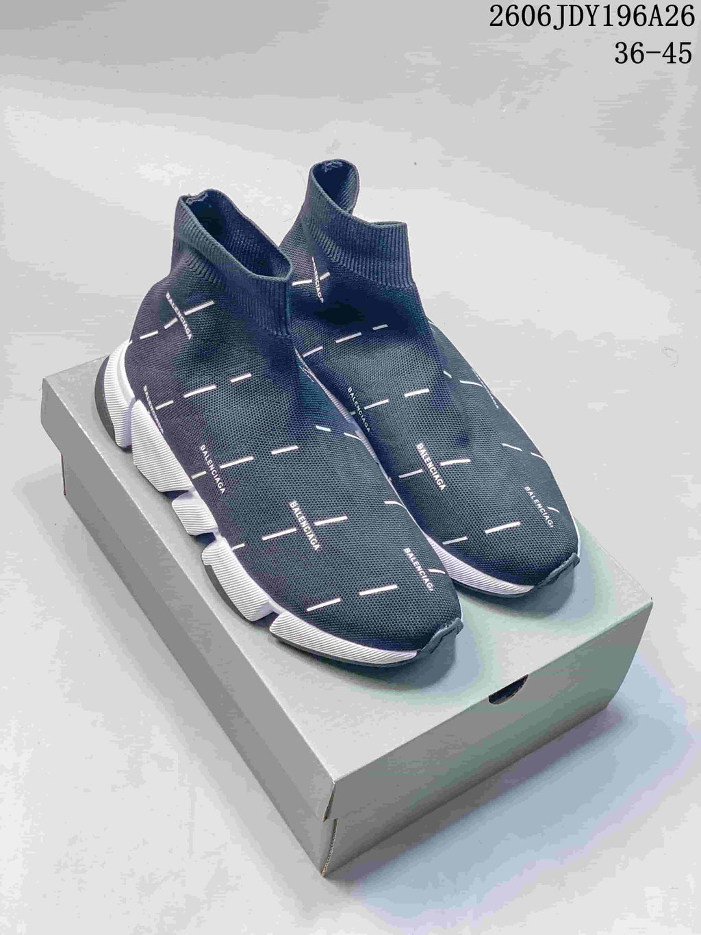 Balenciaga Sock Sneakers Dark Navy JDY196A26