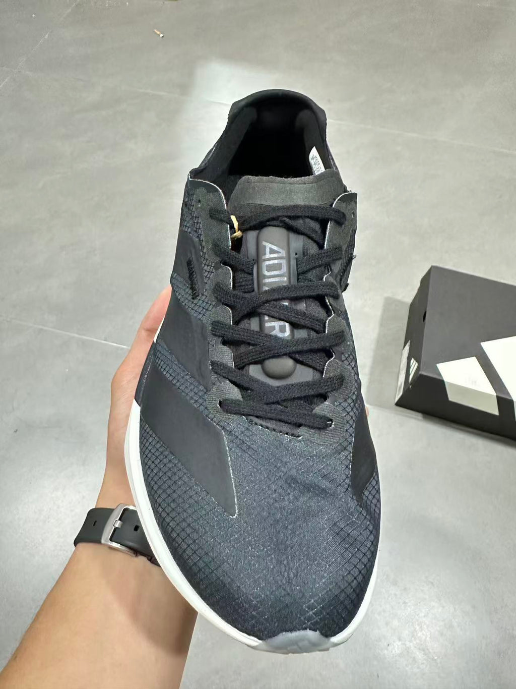 adidas Lightstrike Pro Running Shoes Black Gray