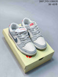 Nike SB Dunk Low Gray Multi-Color Custom Style 2607JVD1158A18