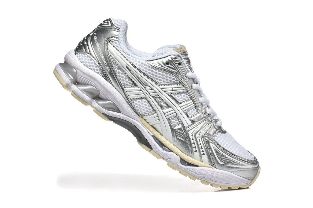 ASICS Gel-Kayano 14 Sneakers in White and Silver