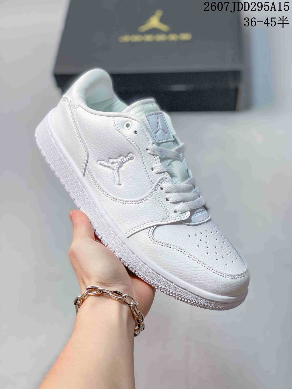 Jordan Air Jordan 1 Low White Sneakers 2607JDD295A15