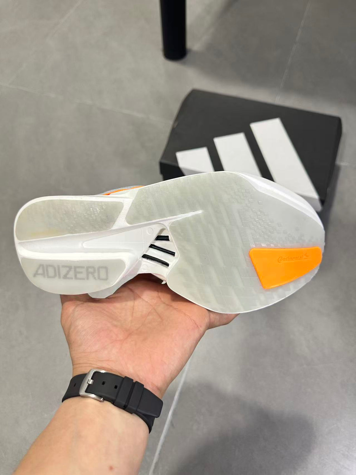 Adidas Adizero Lightstrike Pro Running Shoes White Orange