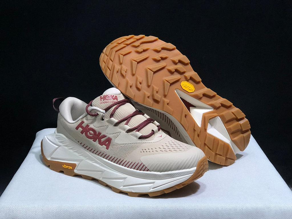 HOKA Skyline Float X Trail Sneakers in Beige
