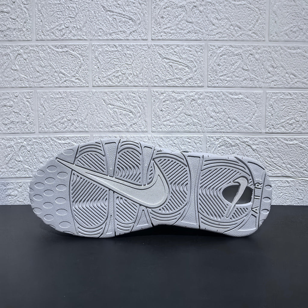 Nike Air More Uptempo Cartoon Bear Sneakers, White Blue Red