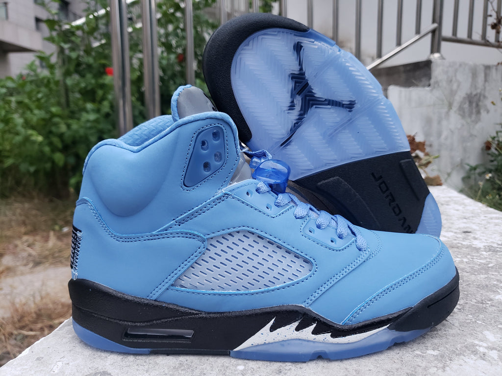 Jordan 5 University Blue High-Top Sneakers