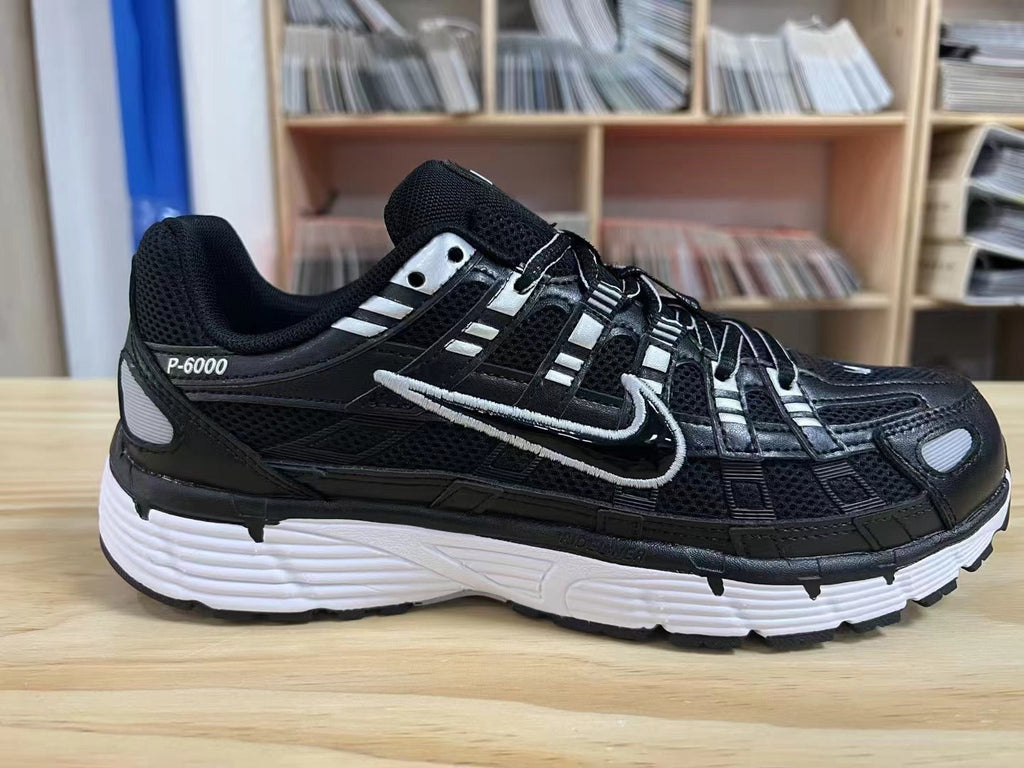 Nike P-6000 Sneakers Black and White CD6404-026