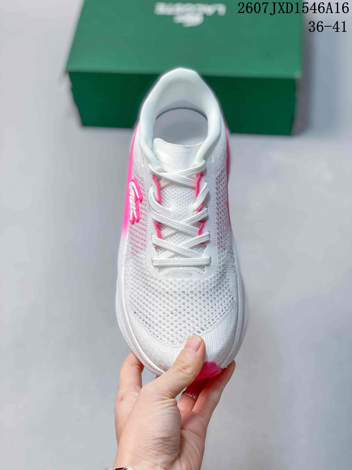 Lacoste Neo Run Sneakers White and Pink