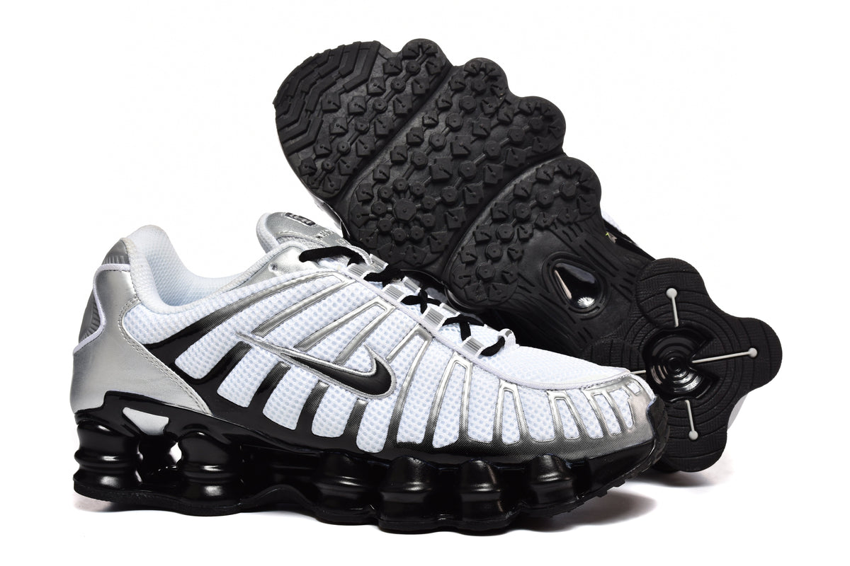 Nike Shox TL Sneakers White Silver Black
