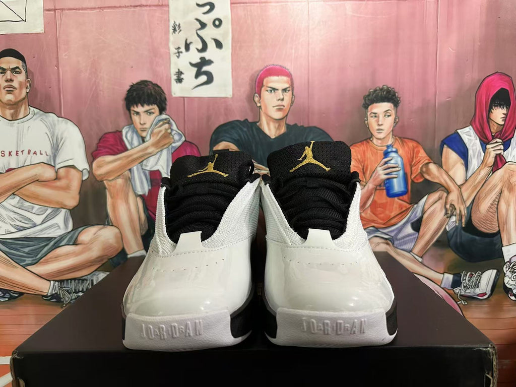 Jordan White Black Basketball Sneakers