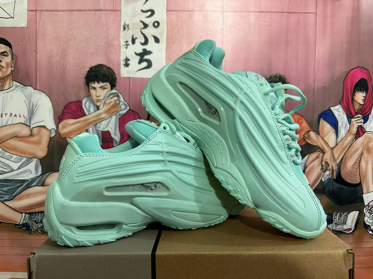 Mint Green Chunky Lace-Up Sneakers