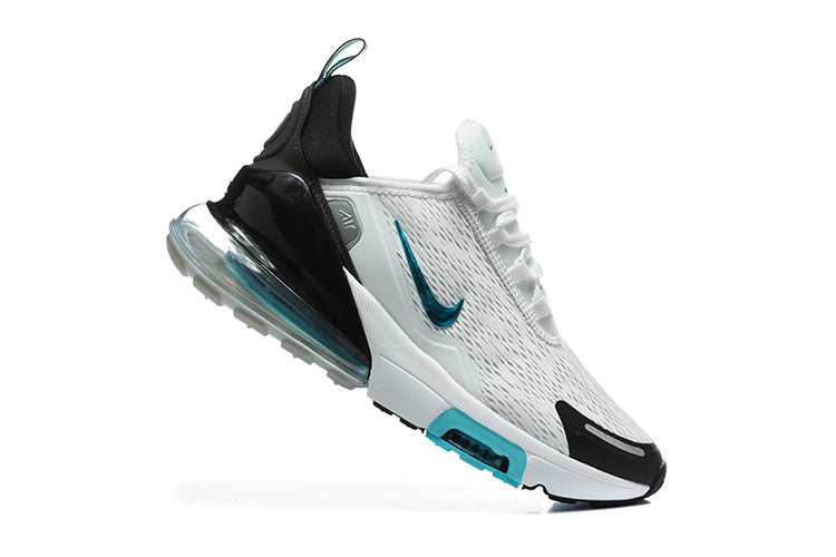 Nike Air Max 270 White Black Turquoise Sneakers