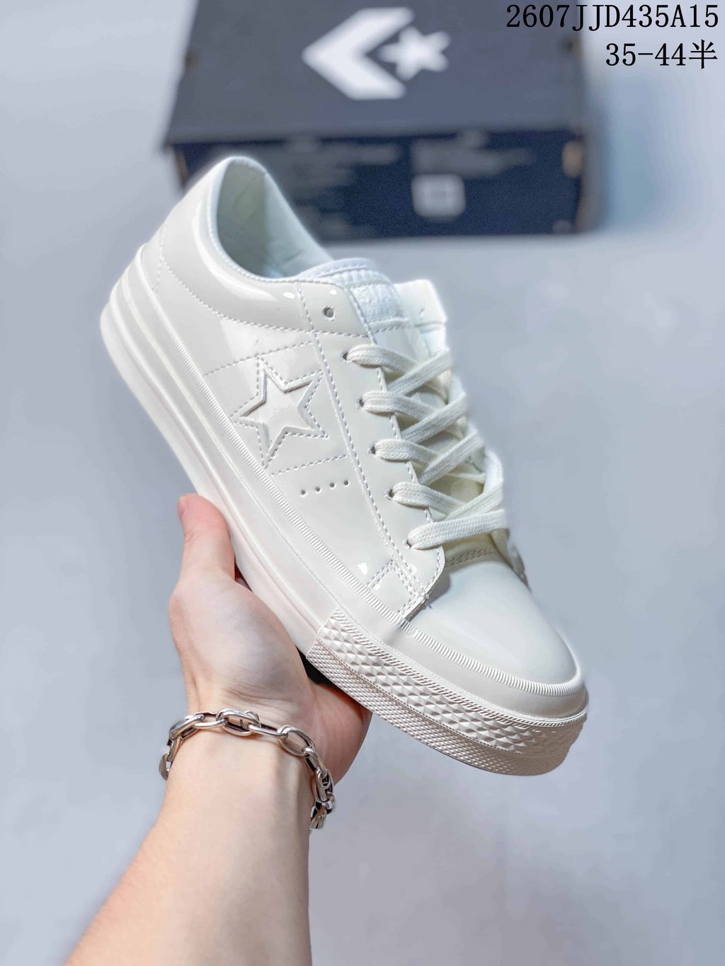 Converse One Star J White Sneakers 07JJD435A1