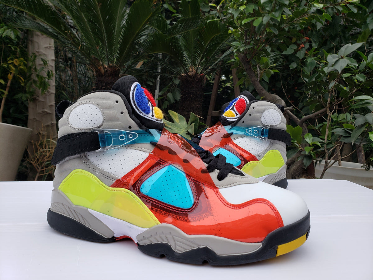 Jordan Air Jordan 8 High-Top Sneakers in Blue
