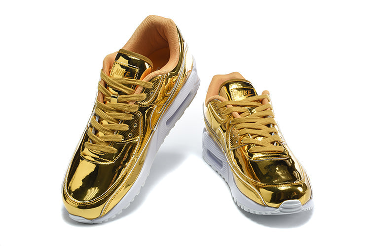 Nike Air Max 90 QS Gold Metallic Sneakers