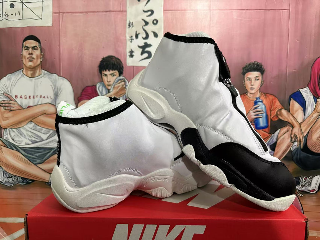 Nike Air Zoom Flight The Glove White Black Basketball Shoes