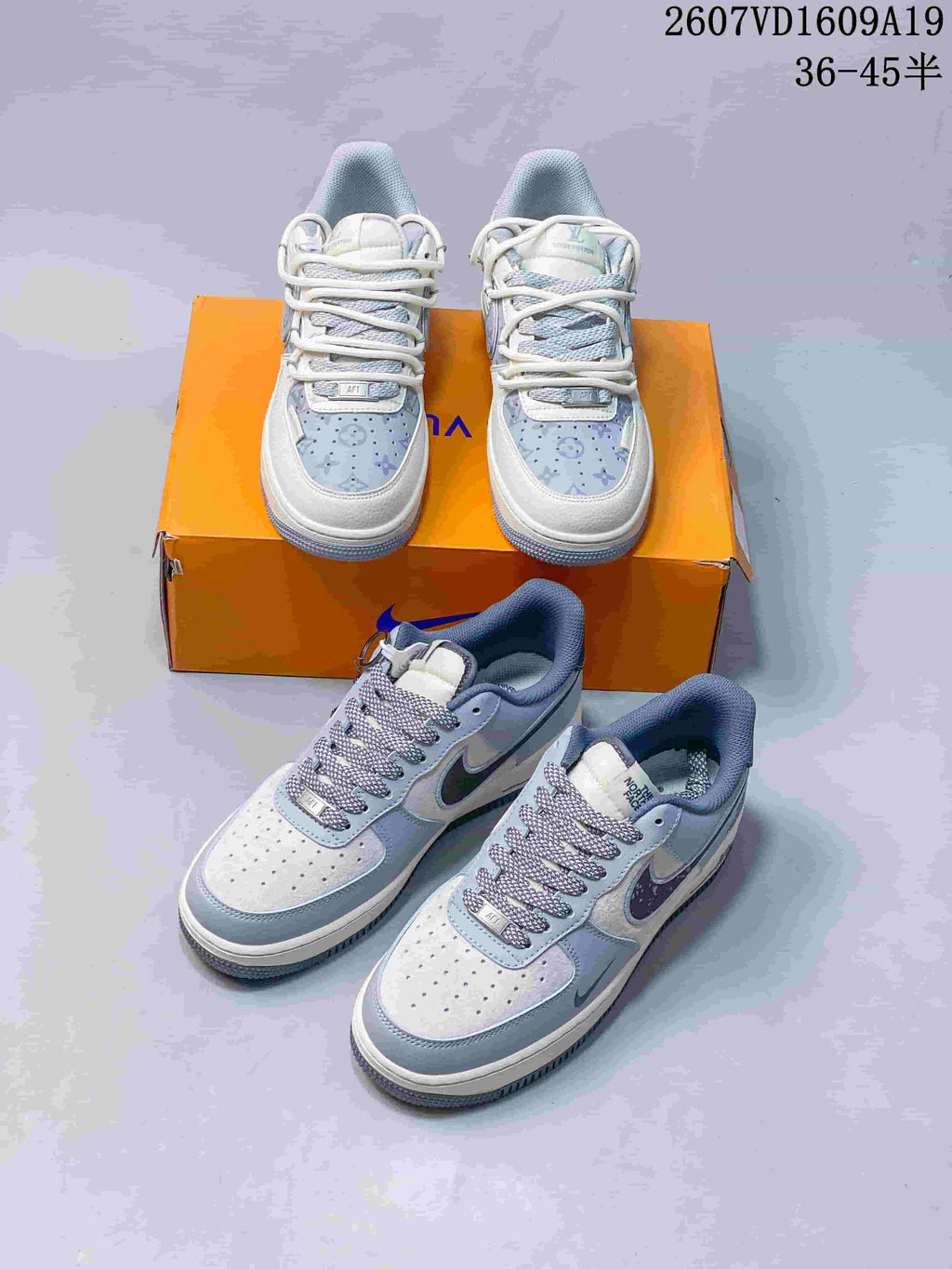 Nike Air Force 1 Low Gray White Sneakers