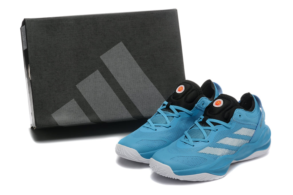 Adidas Adizero Blue Basketball Shoes