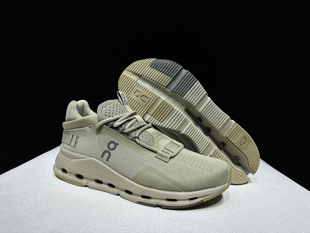 On Cloudnova 2 Sneakers in Olive Green