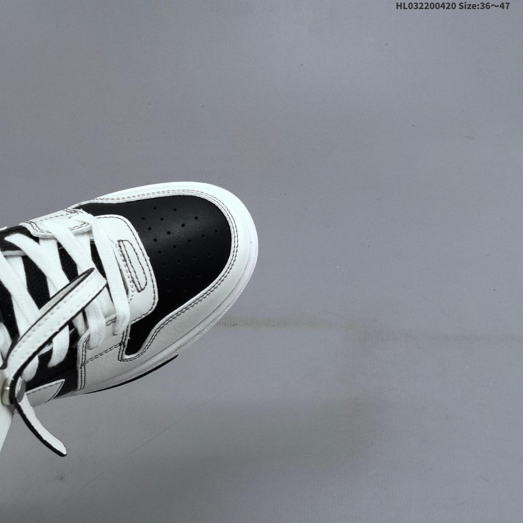 Off-White Arrows Low-Top Sneakers in White and Black