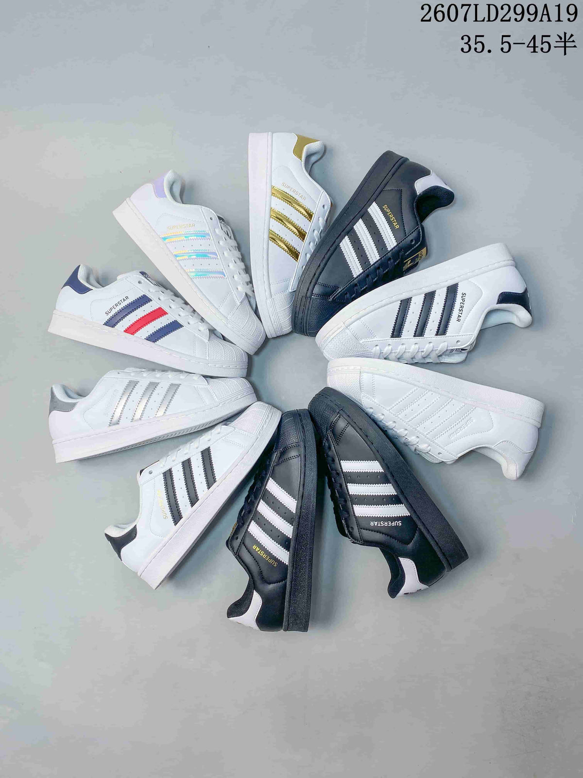 adidas Superstar Shell-Toe Sneakers 2607LD299A19