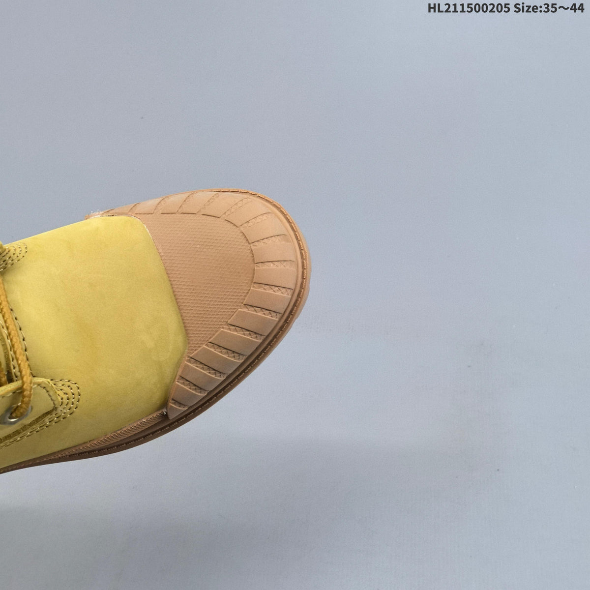 Timberland Yellow High-Top Lace-Up Boots