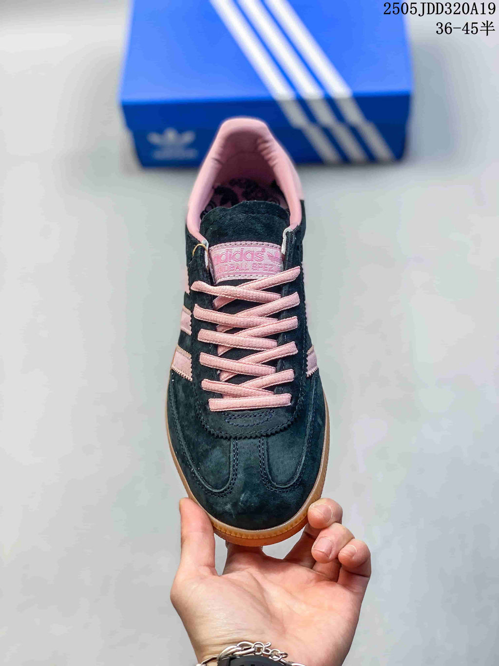 adidas Gazelle Indoor Sneakers Black Pink Gum Sole 2505JDD320A19