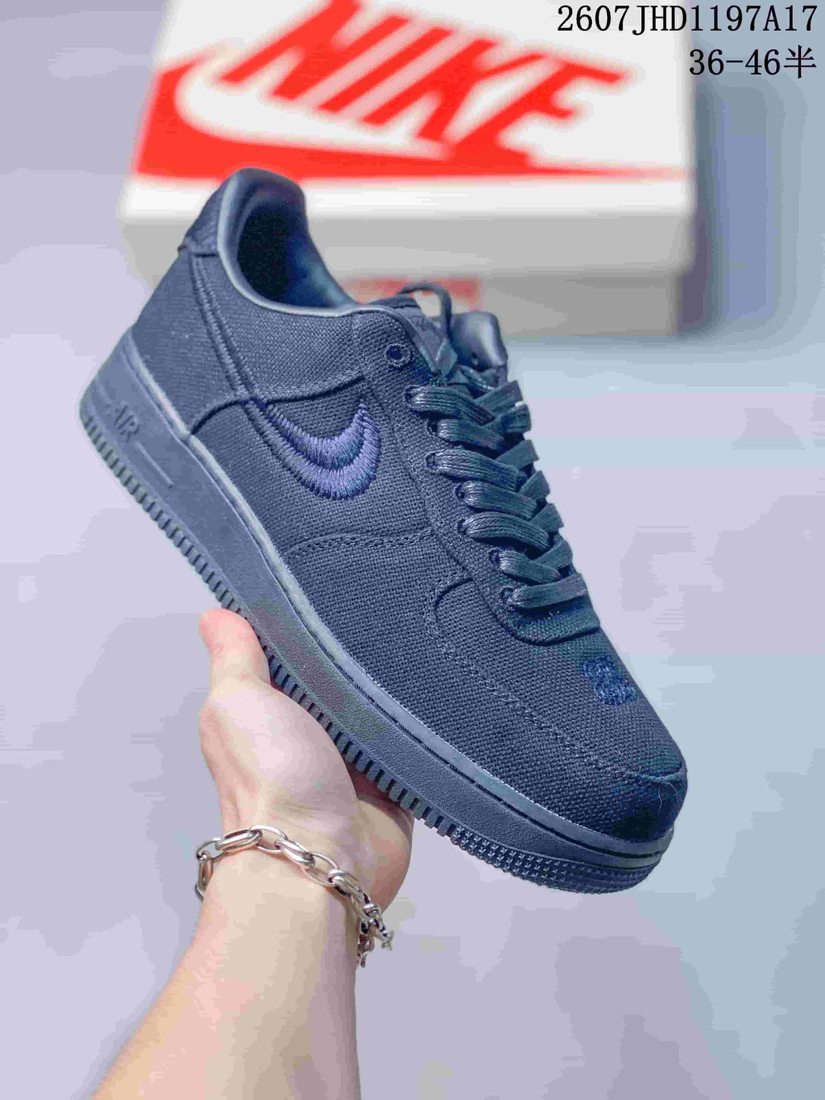 Nike Air Force 1 '07 x Stussy Black Sneakers 2607JHD1197A17