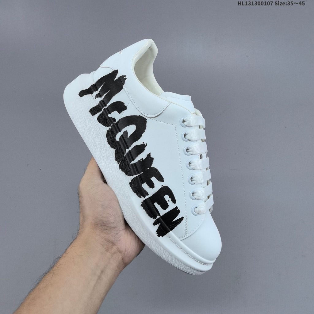 Alexander McQueen Oversized Sole Sneakers with Graphic Logo