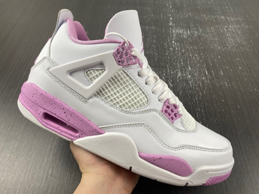 Jordan Air Jordan 4 Retro White and Pink Sneakers CT8527-116