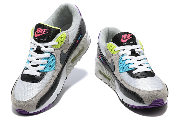 Nike Air Max 90 White Black Multicolor Sneakers DR9900-100