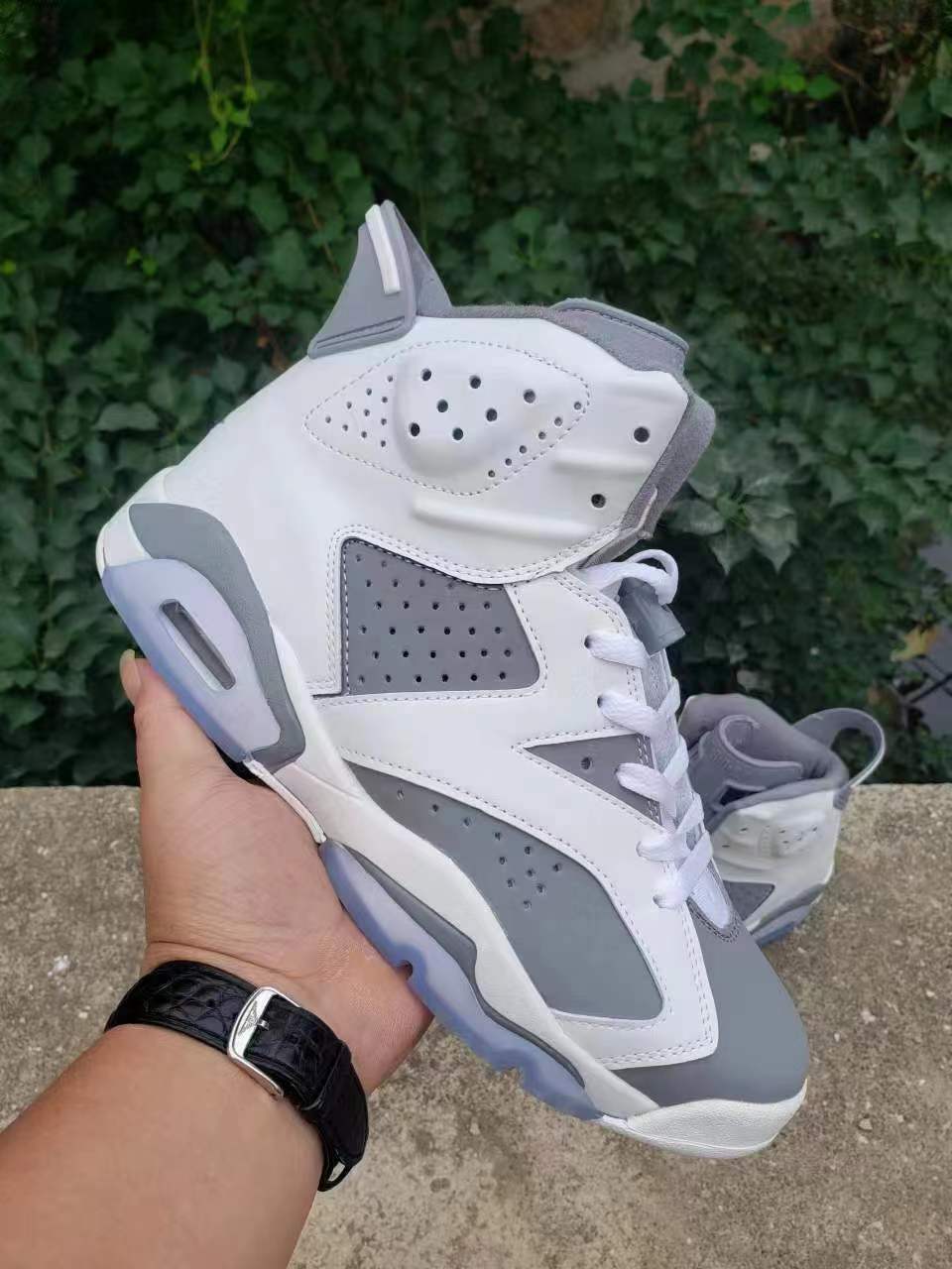 Air Jordan 6 Cool Grey High-Top Sneakers