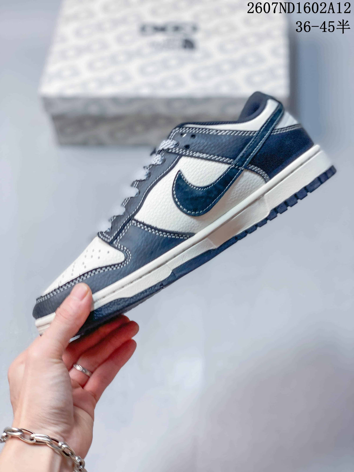 Nike SB Dunk Low North Face Color-Block Sneakers