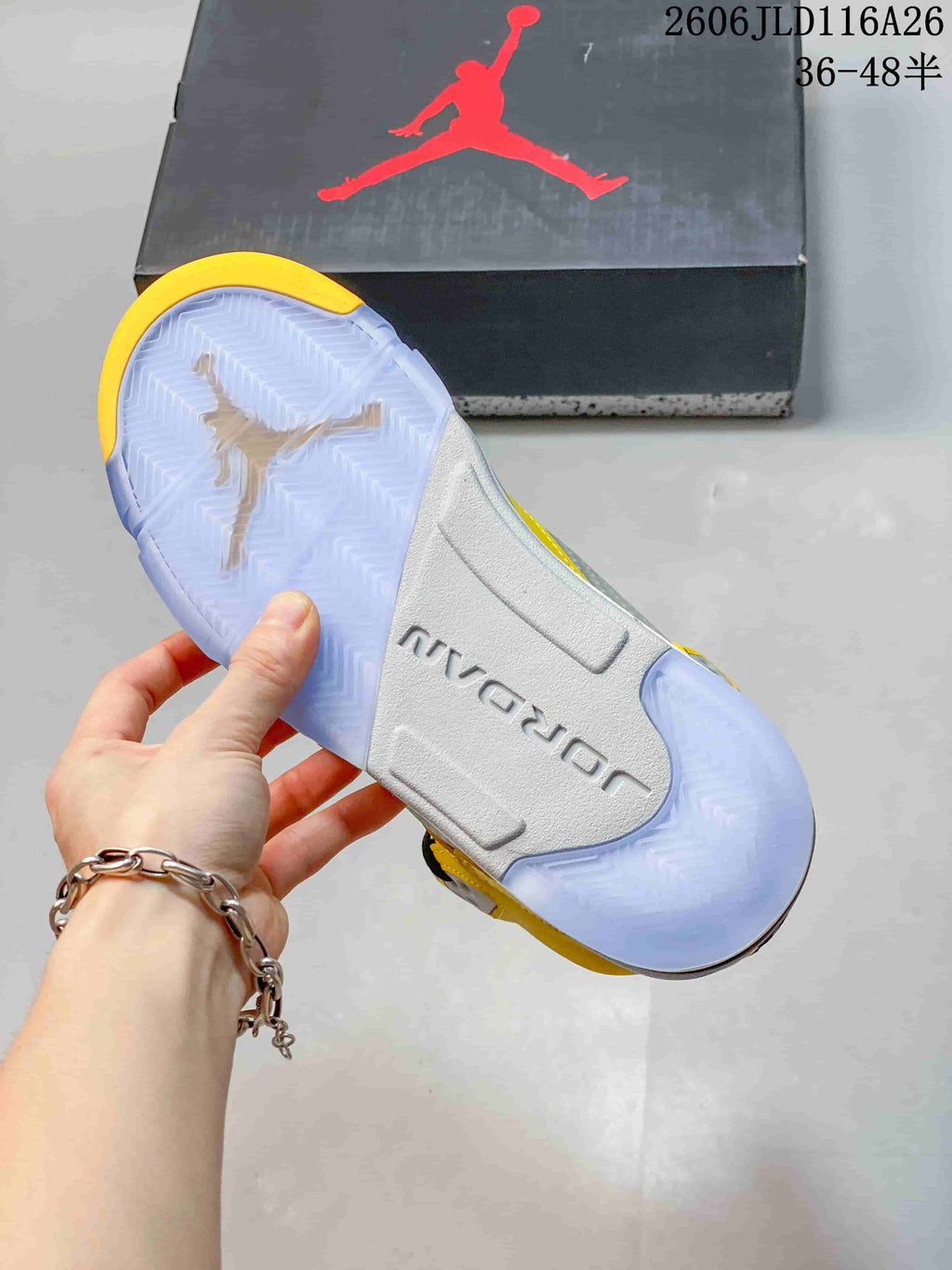 Jordan Air Jordan 5 Retro High Yellow Basketball Sneakers