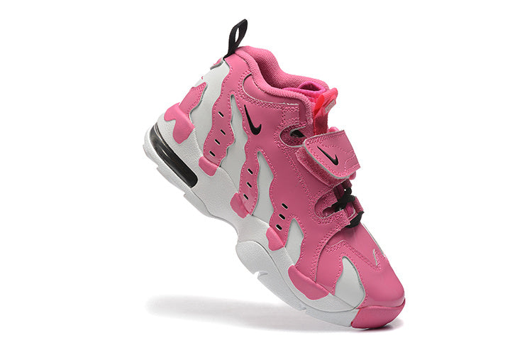 Nike Pink Strap Sneakers with Hook-and-Loop Closures