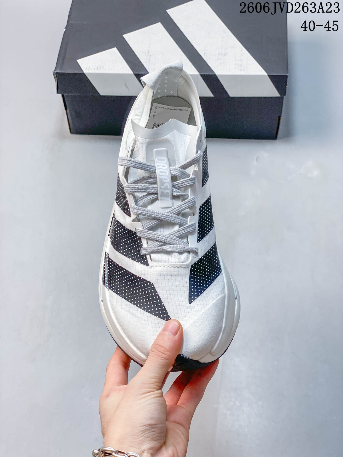 Adidas Adizero Dropset Elite Running Shoes White