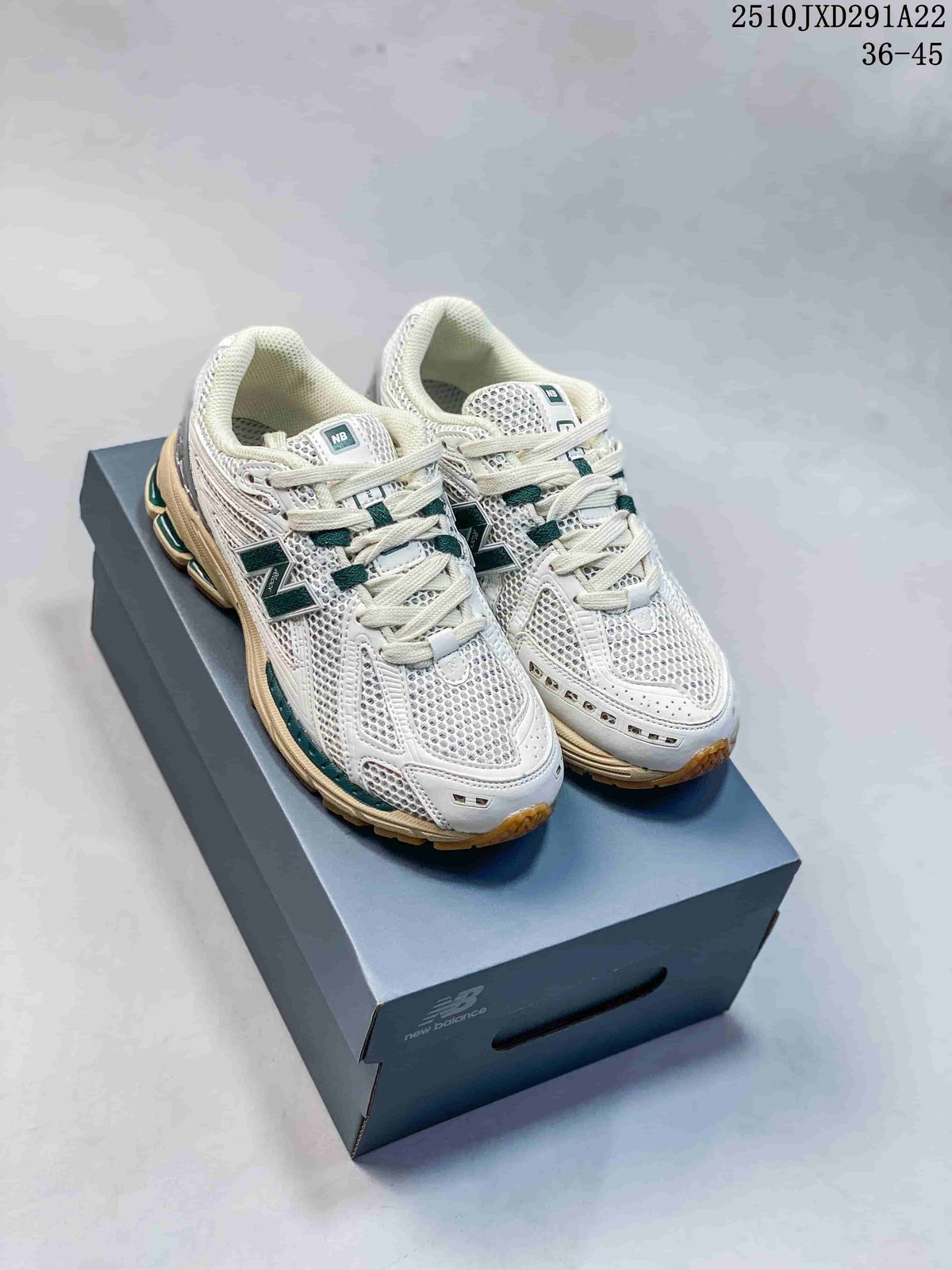 New Balance 1906AD Sneakers in Silver and Green