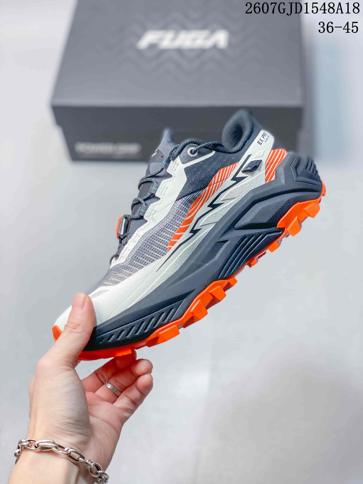 KAILAS FUGA EX330 Trail Running Shoes Gray White Orange