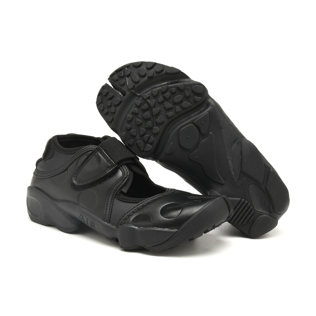 Nike Air Rift BR Split-Toe Shoe Black Silver