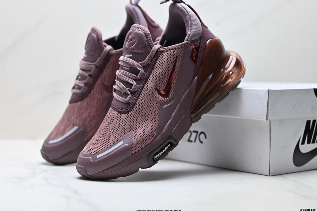 Nike Air Max 270 Burgundy Running Shoes