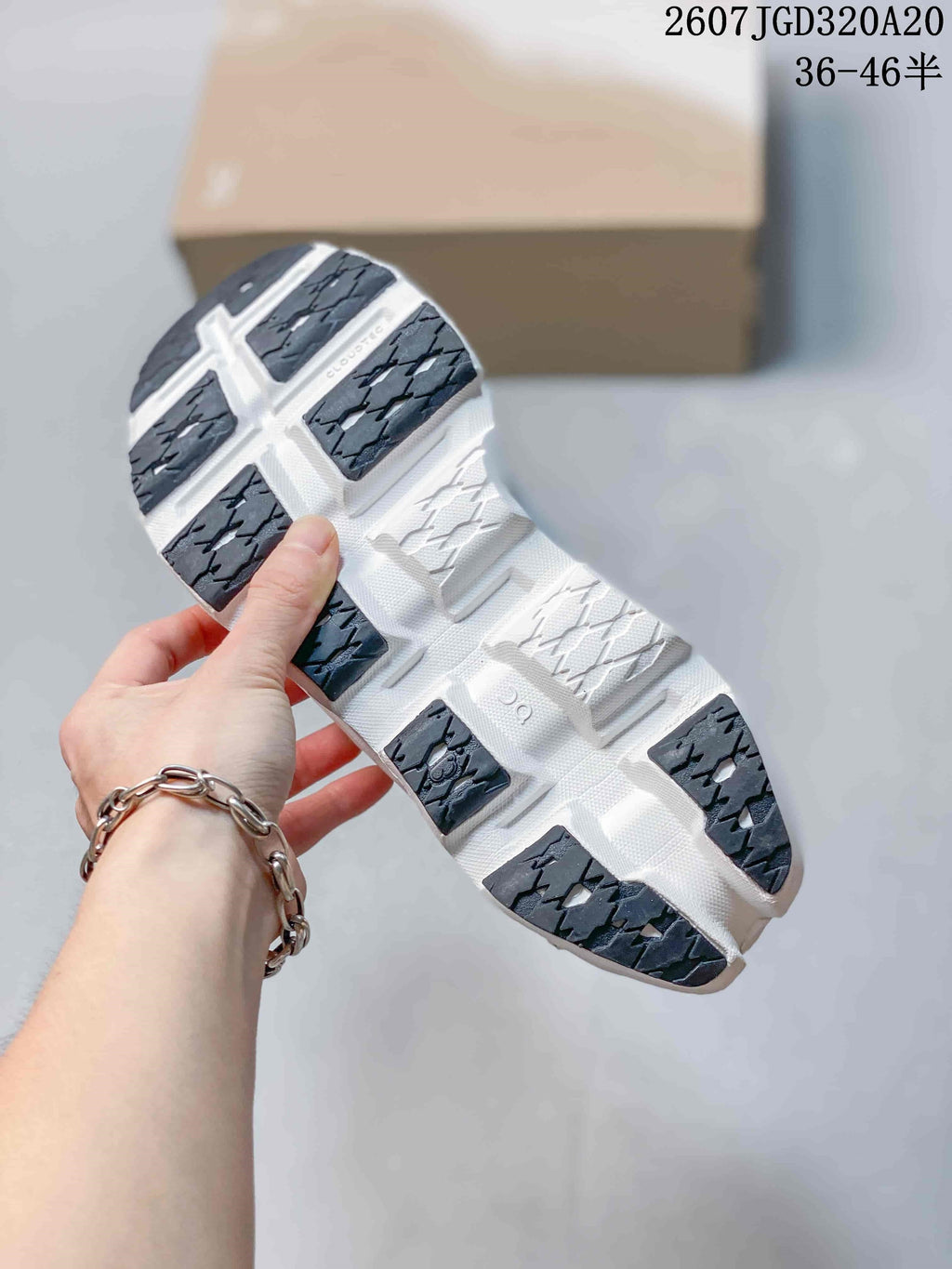 On Cloudmonster 3 White Black Running Sneakers 2607JGD320A20