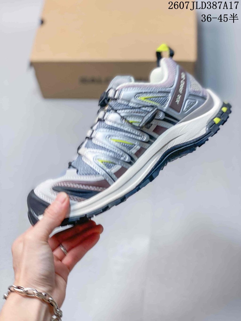 Salomon XA PRO 3D Trail Running Shoes Grey Purple