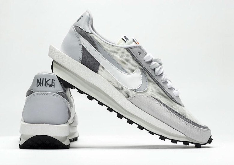 Nike x sacai LDWaffle Sneakers in White and Grey BV0073-100