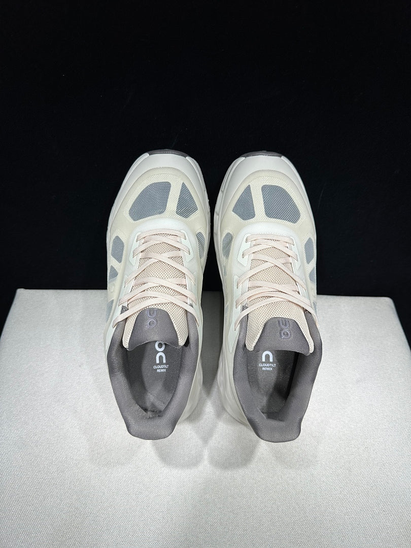 On Cloudtilt Remix Sneakers in Ivory and Gray