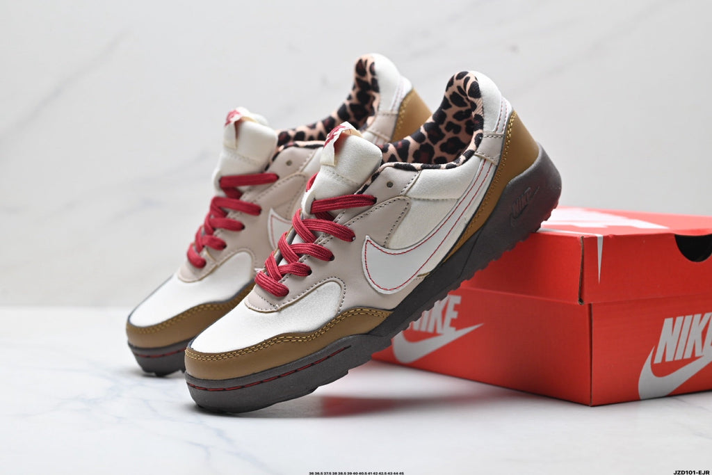 Nike Terra Manta Sneakers in Cream, Tan and Red