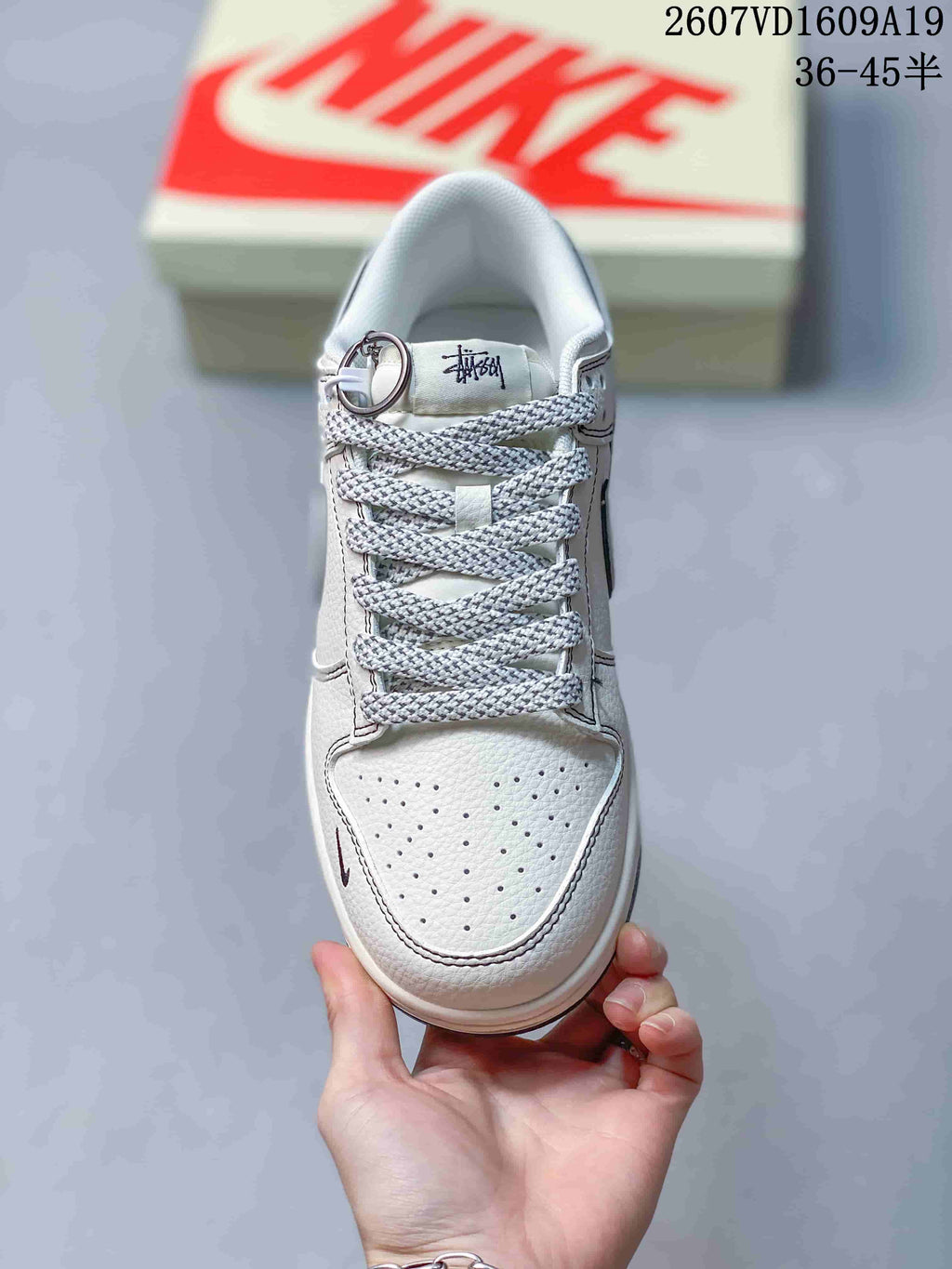 Nike Dunk Low Retro White Navy Sneakers 2607VD1609A19