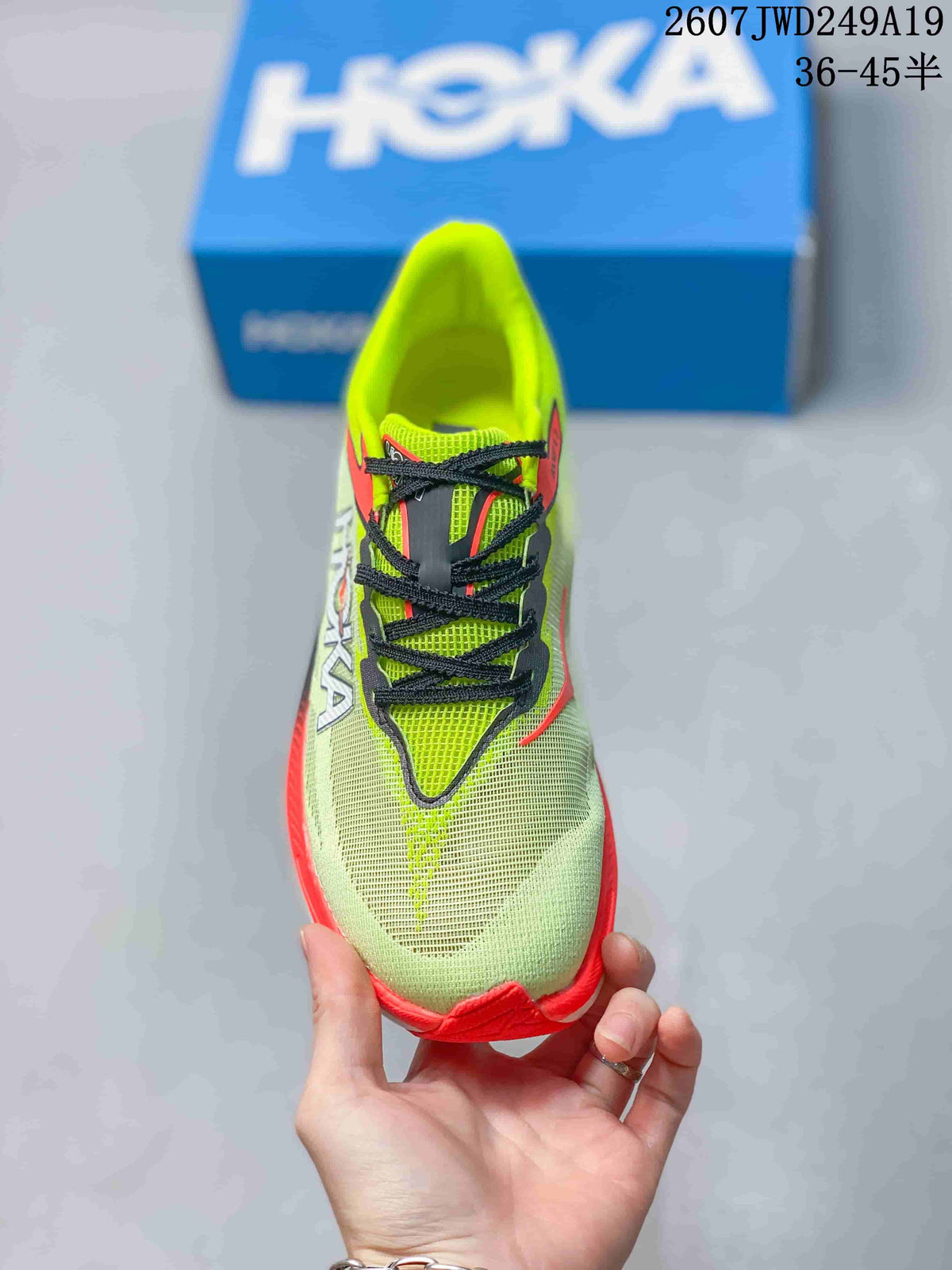 Hoka Rocket X3 Running Shoes Green Coral 2607TWD249A19