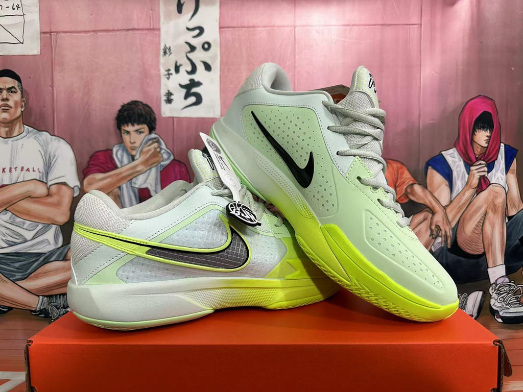 Nike Zoom Freak 5 Basketball Shoes White Green