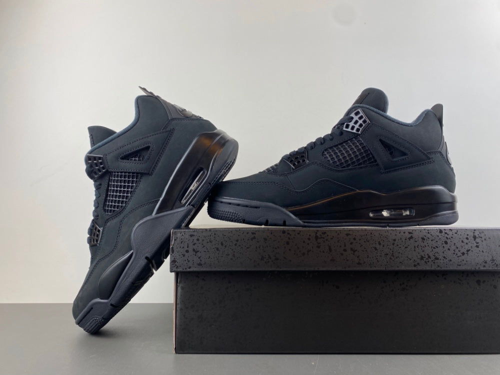 Air Jordan 4 Black Cat Black Sneakers FV5029-010