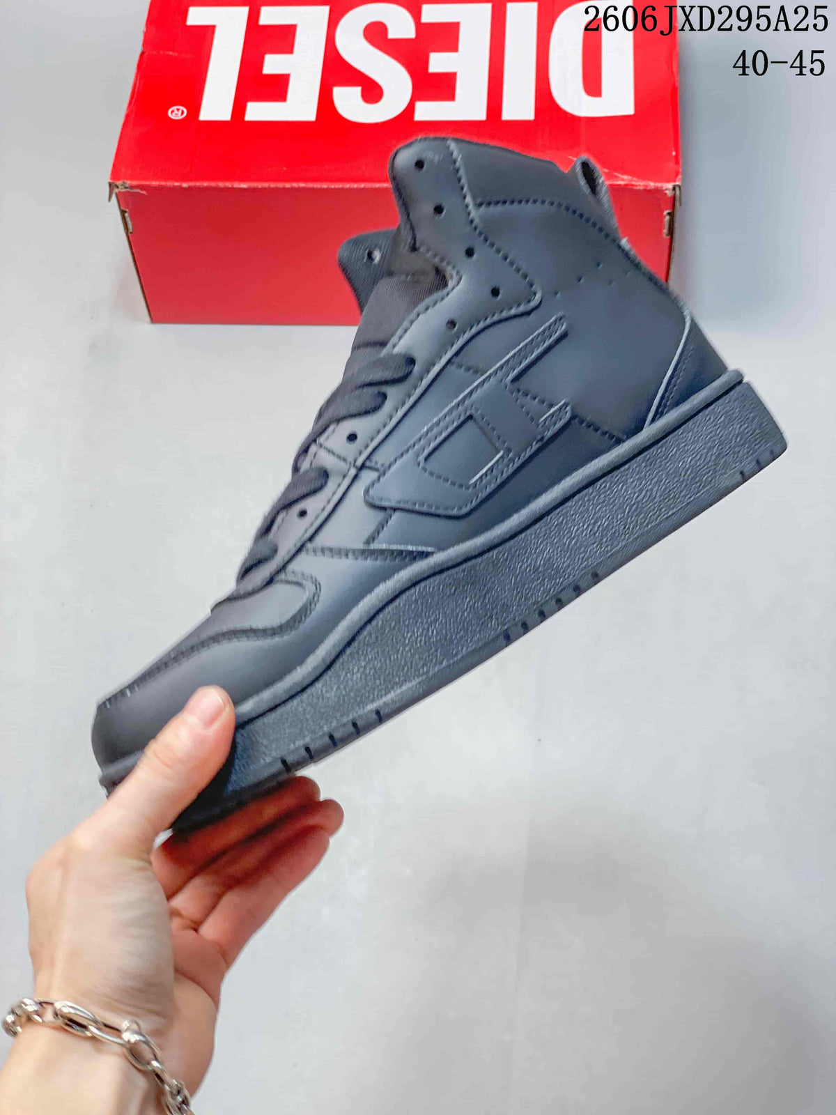 Diesel S-Ukiyo Dark Grey High-Top Sneakers Y03363 P5576 H1532