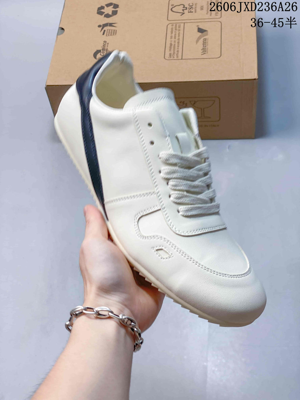 Rick Owens Concordians Low-Top Lace-Up Sneakers